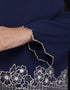 BAJU KURUNG KEDAH AGNES (NAVY BLUE)